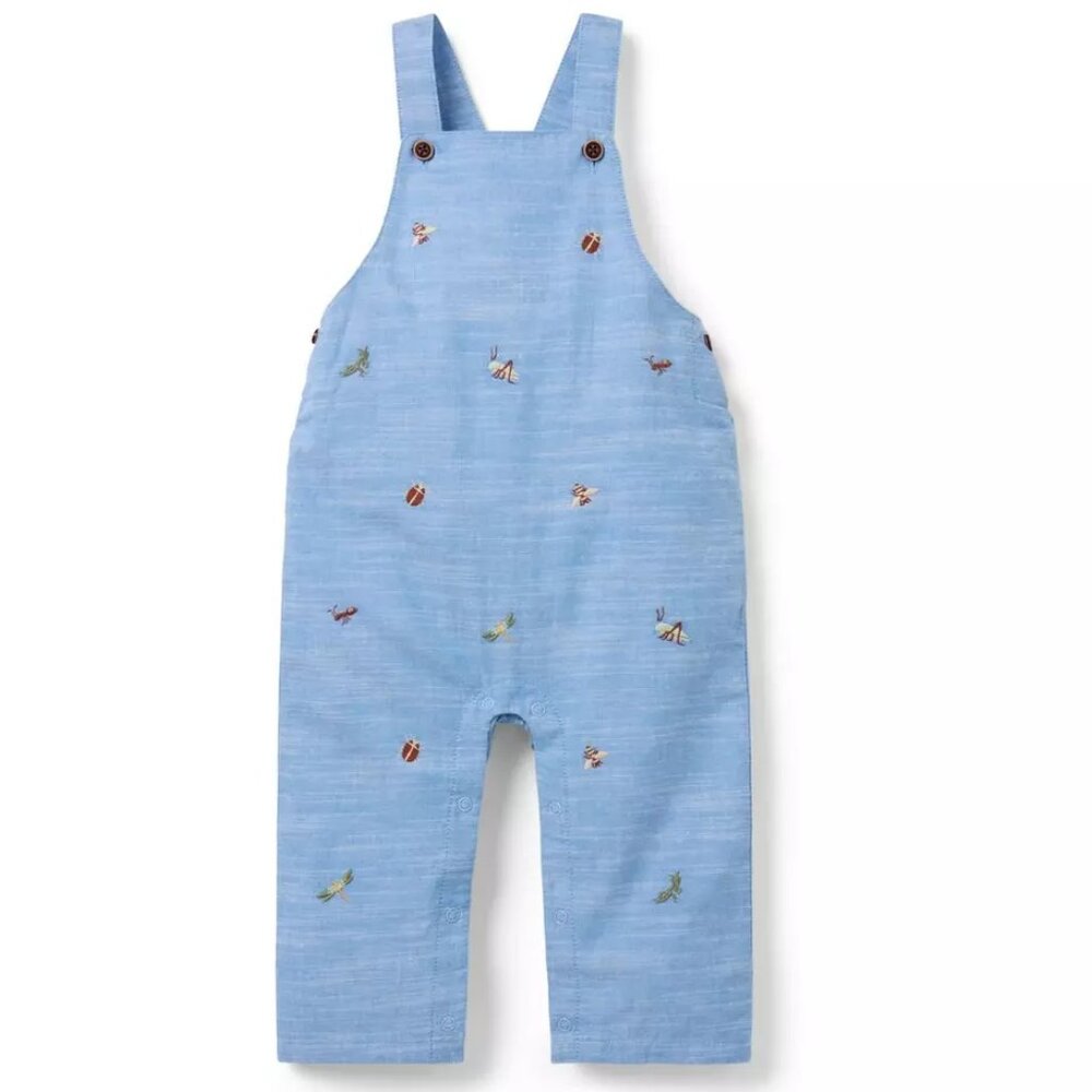 Janie and Jack Baby Button Bug Friends Bees Beetle Dragonfly Ant Cotton Coverall